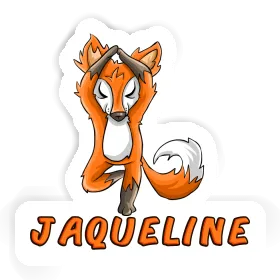 Sticker Yoga Fox Jaqueline Image