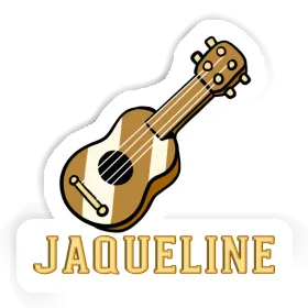 Sticker Jaqueline Guitar Image