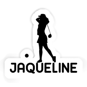 Sticker Golfer Jaqueline Image