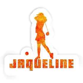 Sticker Golfer Jaqueline Image