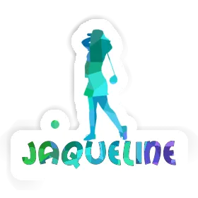 Golfer Sticker Jaqueline Image
