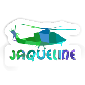 Helicopter Sticker Jaqueline Image