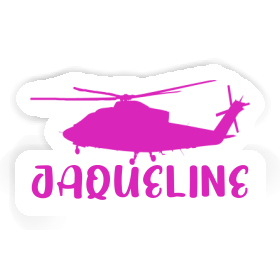 Sticker Jaqueline Helicopter Image