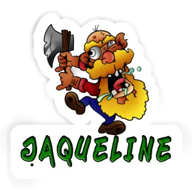 Jaqueline Sticker Lumberjack Image