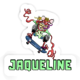 Sticker Jaqueline Skateboarder Image