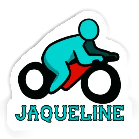 Sticker Jaqueline Motorbike Driver Image