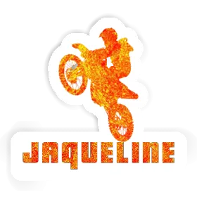 Sticker Jaqueline Motocross Rider Image