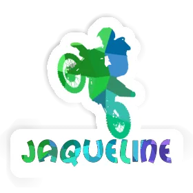 Jaqueline Sticker Motocross Rider Image