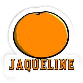 Sticker Jaqueline Orange Image