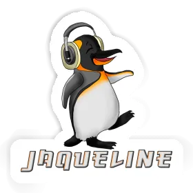 Jaqueline Sticker Music Penguin Image