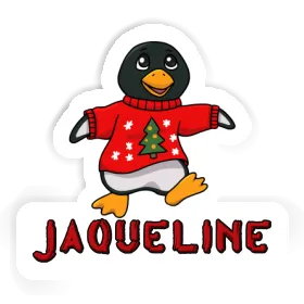 Jaqueline Sticker Christmas Penguin Image