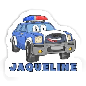 Sticker Jaqueline Police Car Image