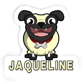 Sticker Pug Jaqueline Image