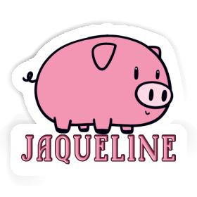 Sticker Pig Jaqueline Image