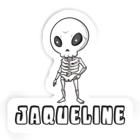 Jaqueline Sticker Skeleton Image