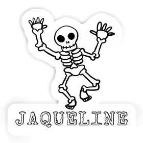 Jaqueline Sticker Skeleton Image