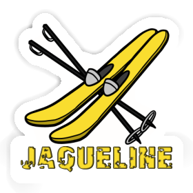 Ski Sticker Jaqueline Image