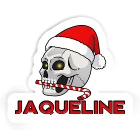 Sticker Christmas Skull Jaqueline Image