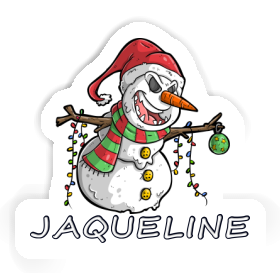 Bad Snowman Sticker Jaqueline Image