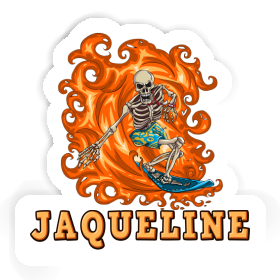Sticker Surfer Jaqueline Image