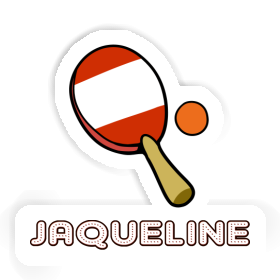 Table Tennis Paddle Sticker Jaqueline Image