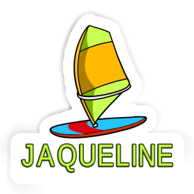 Jaqueline Sticker Windsurf Board Image
