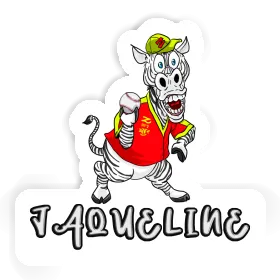 Sticker Zebra Jaqueline Image