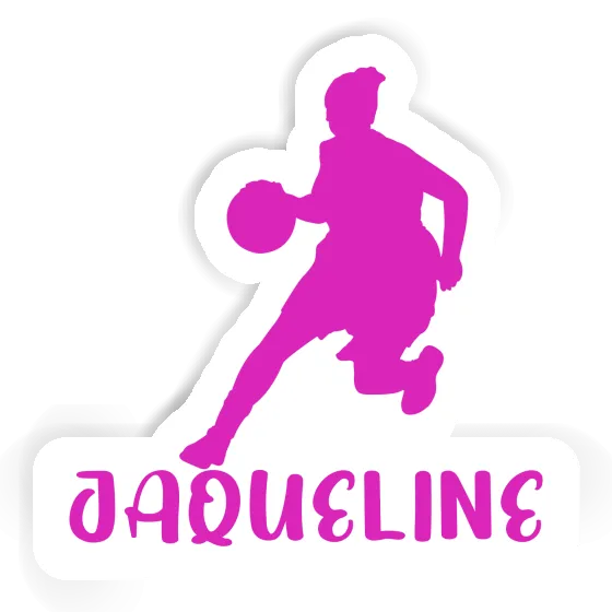 Sticker Jaqueline Basketball Player Notebook Sticker Jaqueline Basketball Player Gift package Image