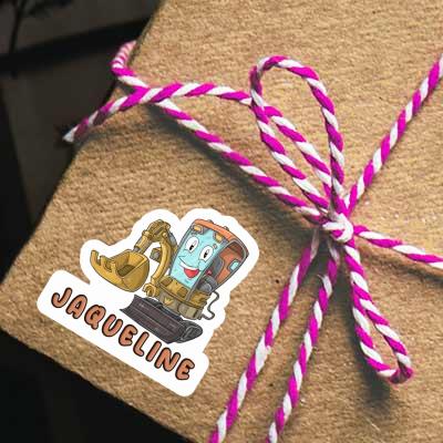 Little Excavator Sticker Jaqueline Little Excavator Sticker Jaqueline Image