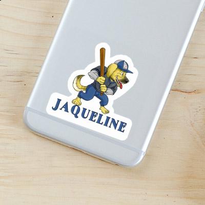 Jaqueline Autocollant Baseball-Chien Jaqueline Autocollant Baseball-Chien Image