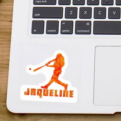 Sticker Baseball Player Jaqueline Notebook Sticker Baseball Player Jaqueline Gift package Image