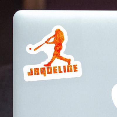Sticker Baseball Player Jaqueline Notebook Sticker Baseball Player Jaqueline Notebook Image