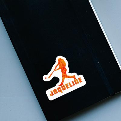 Sticker Baseball Player Jaqueline Notebook Sticker Baseball Player Jaqueline Gift package Image