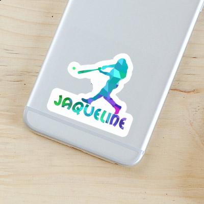Aufkleber Baseballspieler Jaqueline Notebook Aufkleber Baseballspieler Jaqueline Gift package Image