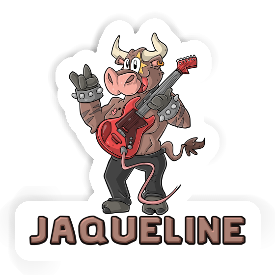 Sticker Jaqueline Guitarist Laptop Sticker Jaqueline Guitarist Laptop Image
