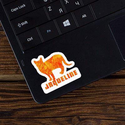 Cat Sticker Jaqueline Laptop Cat Sticker Jaqueline Laptop Image