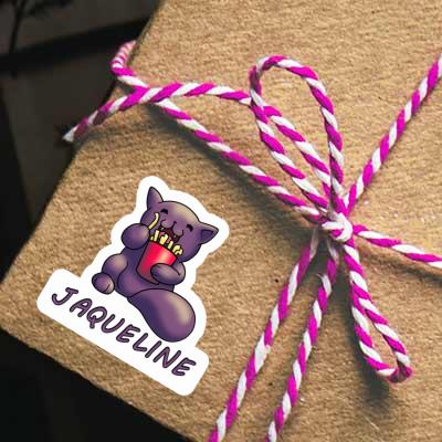 French Fry Cat Sticker Jaqueline Notebook French Fry Cat Sticker Jaqueline Gift package Image