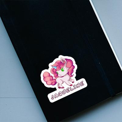 Unicorn Sticker Jaqueline Notebook Unicorn Sticker Jaqueline Notebook Image