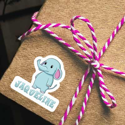 Sticker Elephant Jaqueline Laptop Sticker Elephant Jaqueline Laptop Image