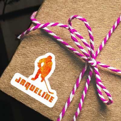 Sticker Jaqueline Hockey Player Sticker Jaqueline Hockey Player Image