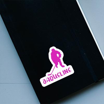 Hockey Player Sticker Jaqueline Notebook Hockey Player Sticker Jaqueline Gift package Image