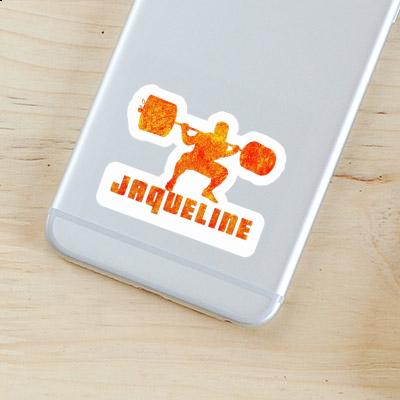 Weightlifter Sticker Jaqueline Laptop Weightlifter Sticker Jaqueline Laptop Image