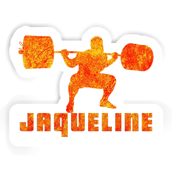 Weightlifter Sticker Jaqueline Weightlifter Sticker Jaqueline Image