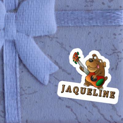 Jaqueline Sticker Guitarist Laptop Jaqueline Sticker Guitarist Laptop Image