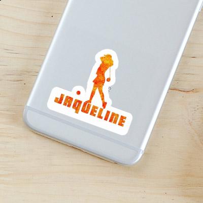 Sticker Golfer Jaqueline Laptop Sticker Golfer Jaqueline Laptop Image