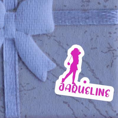Jaqueline Autocollant Golfeuse Notebook Jaqueline Autocollant Golfeuse Gift package Image