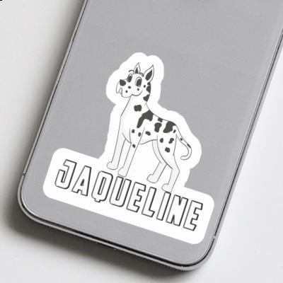 Sticker Great Dane Dog Jaqueline Sticker Great Dane Dog Jaqueline Image