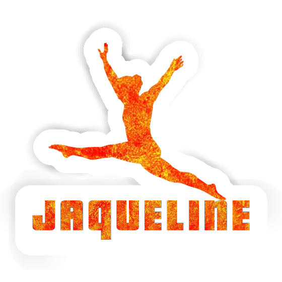 Jaqueline Sticker Gymnast Laptop Jaqueline Sticker Gymnast Laptop Image