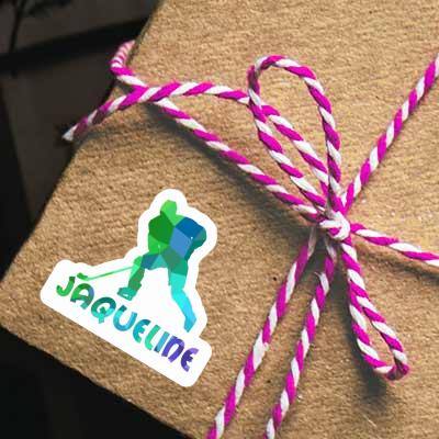 Sticker Hockey Player Jaqueline Notebook Sticker Hockey Player Jaqueline Notebook Image
