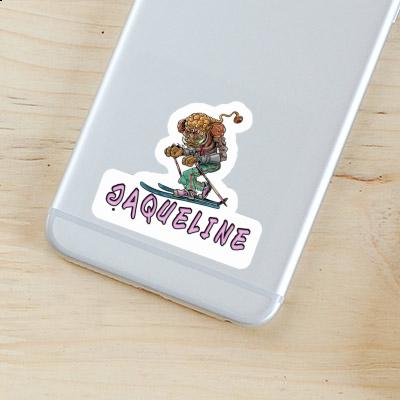 Telemark Skier Sticker Jaqueline Notebook Telemark Skier Sticker Jaqueline Gift package Image